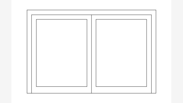 Desenho DWG Janelamento JA38 — Bloco CAD Pronto