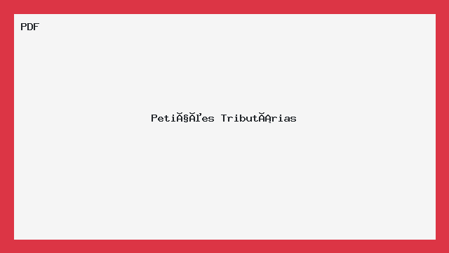 Petições Tributárias