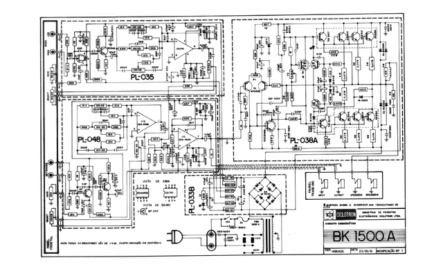 Manual Técnico Ciclotron BK-1500A — Esquema e Serviço