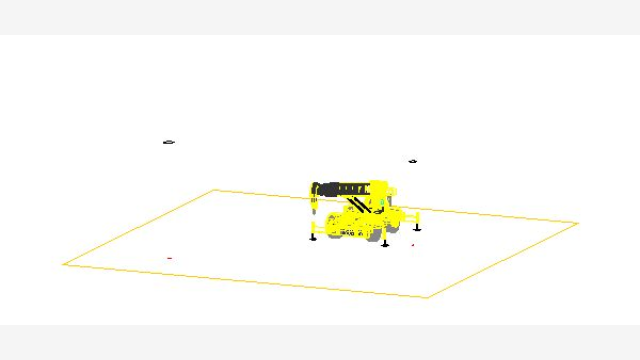 Guindaste 3D DWG: bloco técnico pronto para projetos