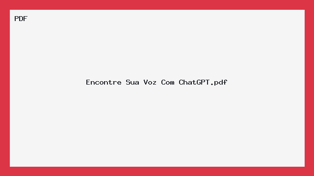Encontre Sua Voz Com ChatGPT.pdf