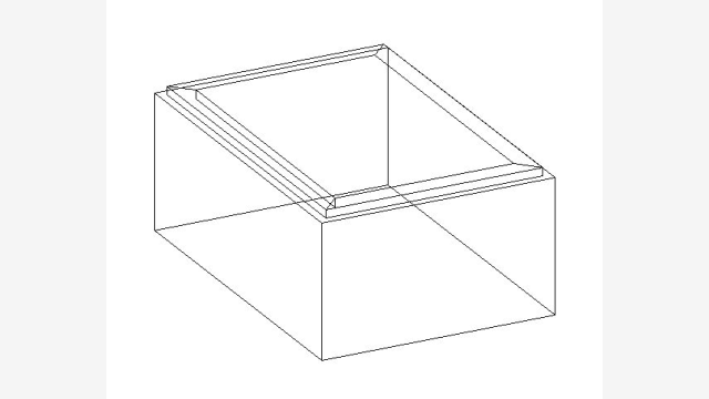 Bloco DWG Cozinha 3D W2130 - Planta Detalhada