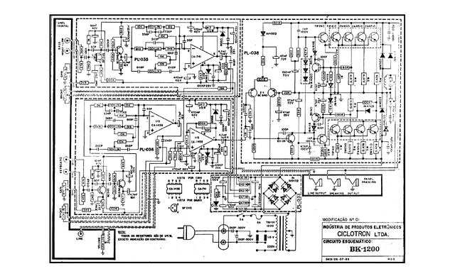Manual Técnico Ciclotron Amplificador BK-1200 PDF