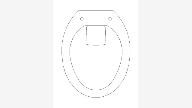 Vaso Sanitário DWG Bloco 2D Detalhado para Projetos