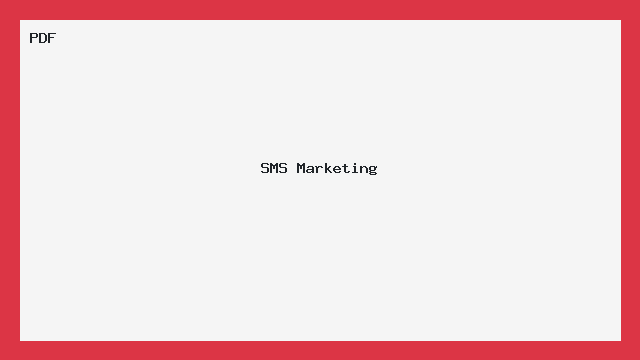 SMS Marketing