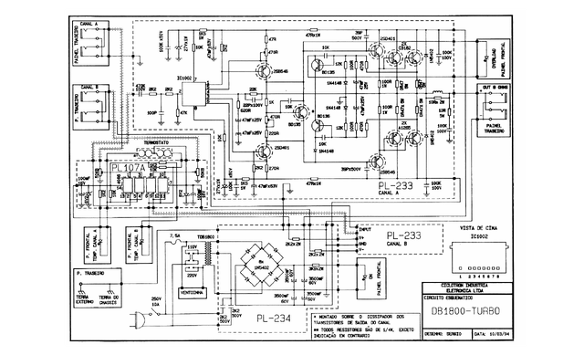 Manual Ciclotron Amplificador DB1800 Turbo PDF