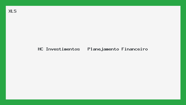 HC Investimentos   Planejamento Financeiro