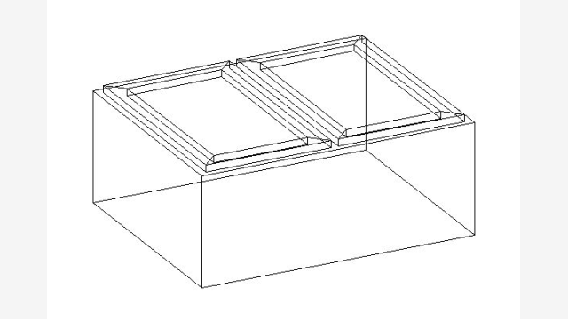 Bloco DWG Cozinha 3D W3024 - Planta e Mobiliário