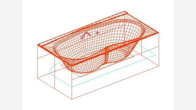 Banheira 3D Banera 016 DWG - Modelo Detalhado