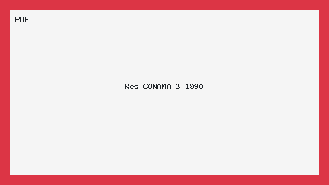 Res CONAMA 3 1990