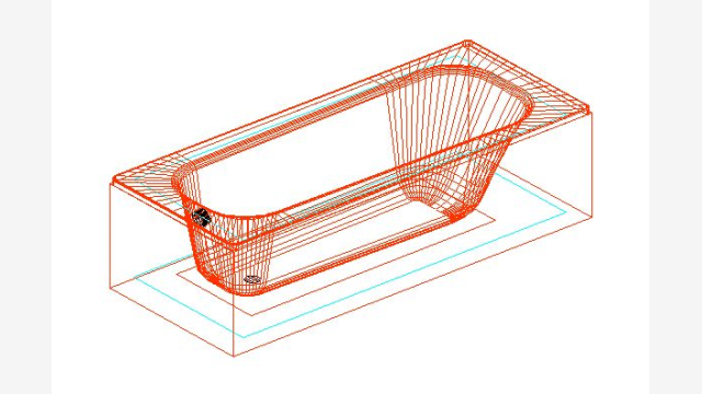 Banheira 3D Banera 005 DWG - Modelo Detalhado