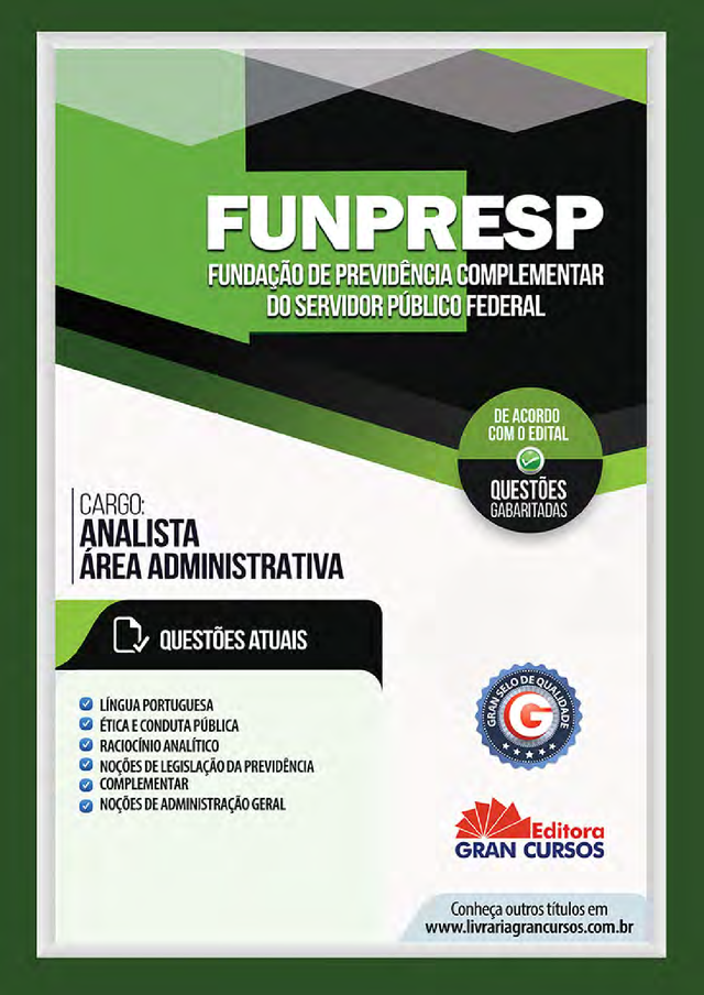 01#APOSTILA  FUNPRESP   GRAN CURSOS 2016
