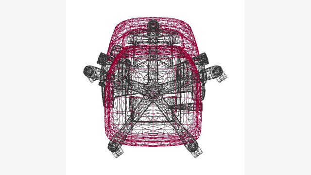 Bloco DWG 3D 9110 Modelo Detalhado para Projetos