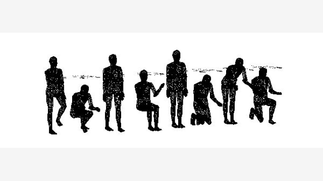 Bloco DWG 3D Men — Modelos humanos em DWG para projetos