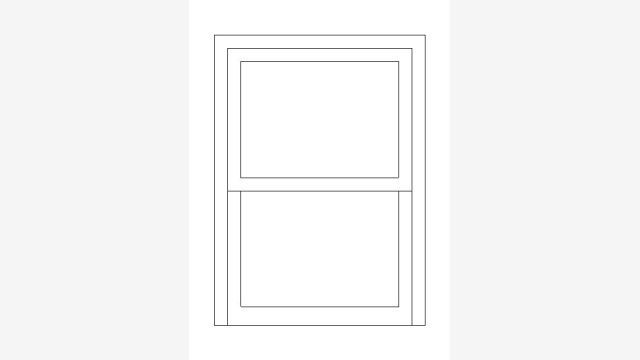 Desenho DWG JG24 Vão e Guilhotina para Janelas