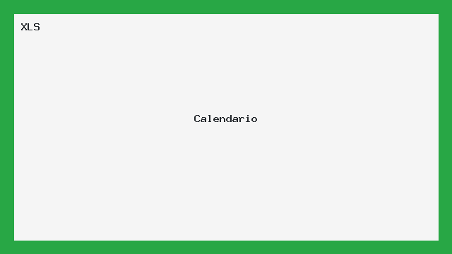 Calendário Excel Editável 2026 Modelo Prático