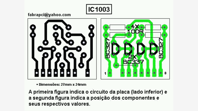 Placa IC1003 para Ciclotron - Diagrama em GIF