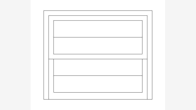 Desenho DWG JG37 Bloco de Janela Guilho 23KB