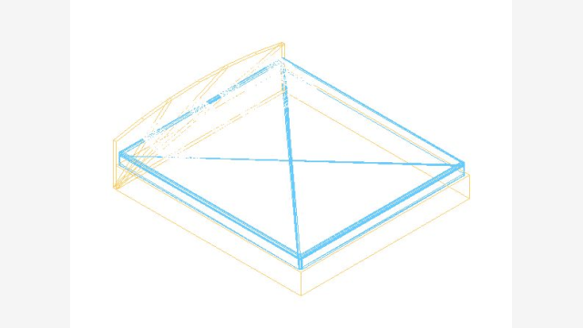 Cama 003 — Modelo DWG 3D para projetos arquitetônicos