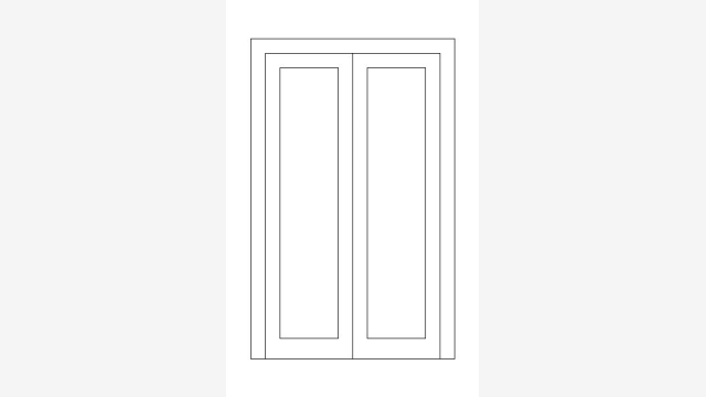 Janelas Abrir Ja41 DWG — Bloco CAD Pronto para Uso