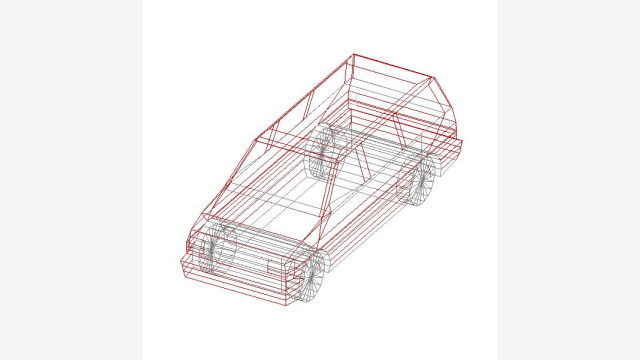 Minivan DWG 3D detalhada para projetos