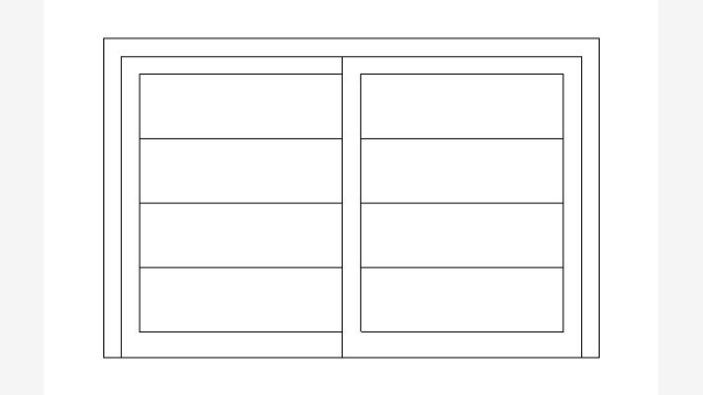 Desenho DWG Janela Correr JC98 – Bloco CAD Profissional