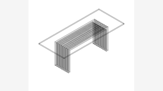 Mesa 010 DWG: Modelo 3D de Mesa para Projetos