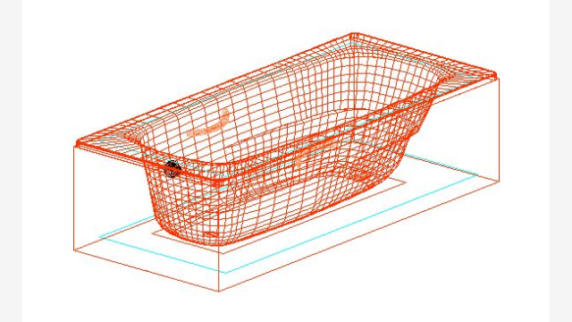 Banheira 3D Banera 008 - DWG detalhado para projetos