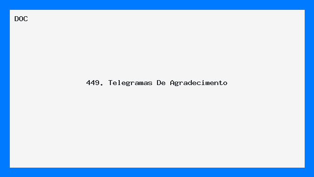 Modelos de Telegramas de Agradecimento Prontos para Uso