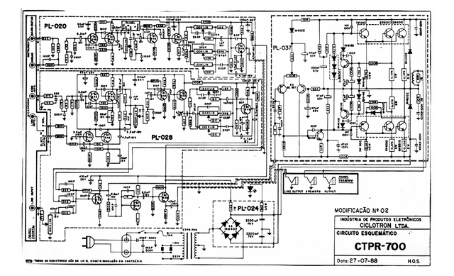 Manual Ciclotron Amplificador CTPR-700 PDF