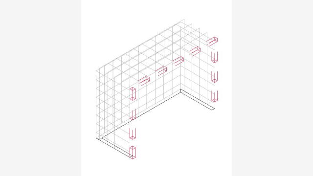 Porteria 3D em DWG para projetos arquitetônicos