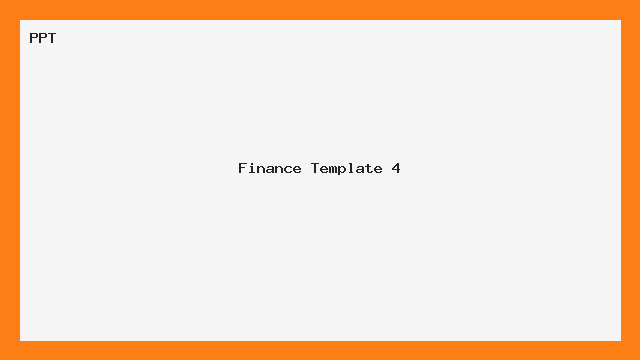 Finance Template 4