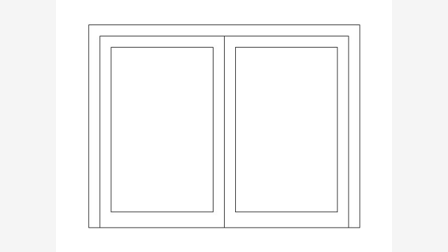 Desenho DWG Janelas JA36 Bloco CAD de Abertura