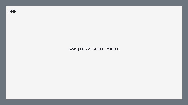 Sony+PS2+SCPH 39001
