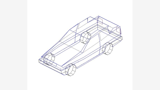 Bloco 3D C Auto 01 – DWG compacto para projetos