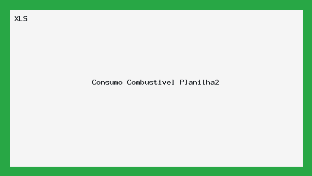 Consumo Combustivel Planilha2