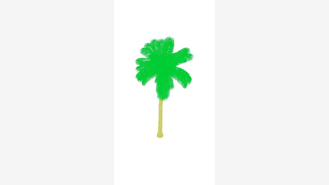 Palm 3D DWG: Modelo Vegetação em 3D para Projetos