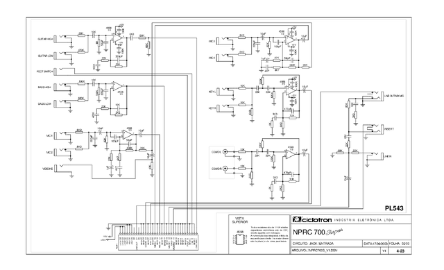 Esquema Completo Ciclotron NPRC-700 Super PDF