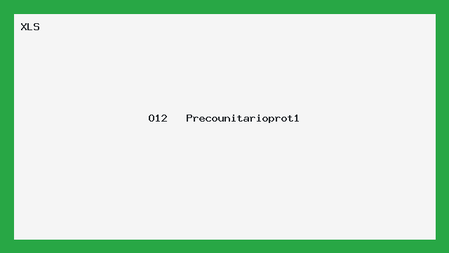 O12   Precounitarioprot1