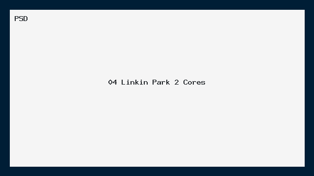 PSD 04 Linkin Park 2 Cores Capa Editável em Camadas