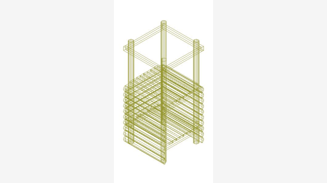Columpio 011 - Modelo DWG de Playground 3D