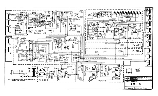 Ciclotron Console Mixer   Am 16