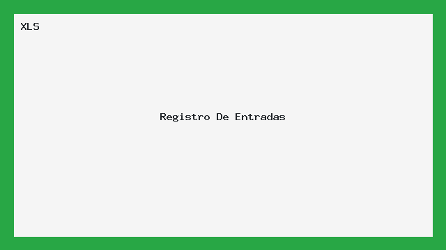 Planilha Registro de Entradas XLS para Controle Diário