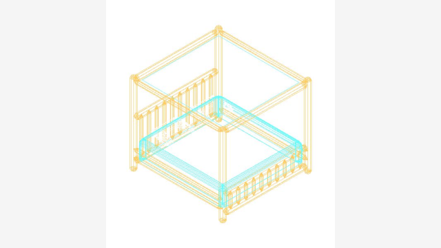 Litera 001 - Bloco 3D em DWG para Projeto de Mobiliário