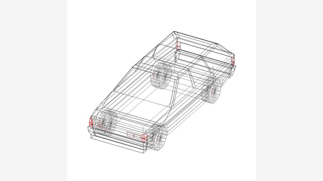 Wagon DWG: Bloco 3D detalhado para projetos CAD