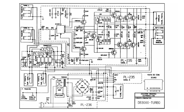 Manual Técnico Ciclotron Db3000 Turbo - Esquema Completo