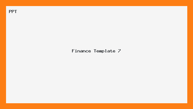 Finance Template 7