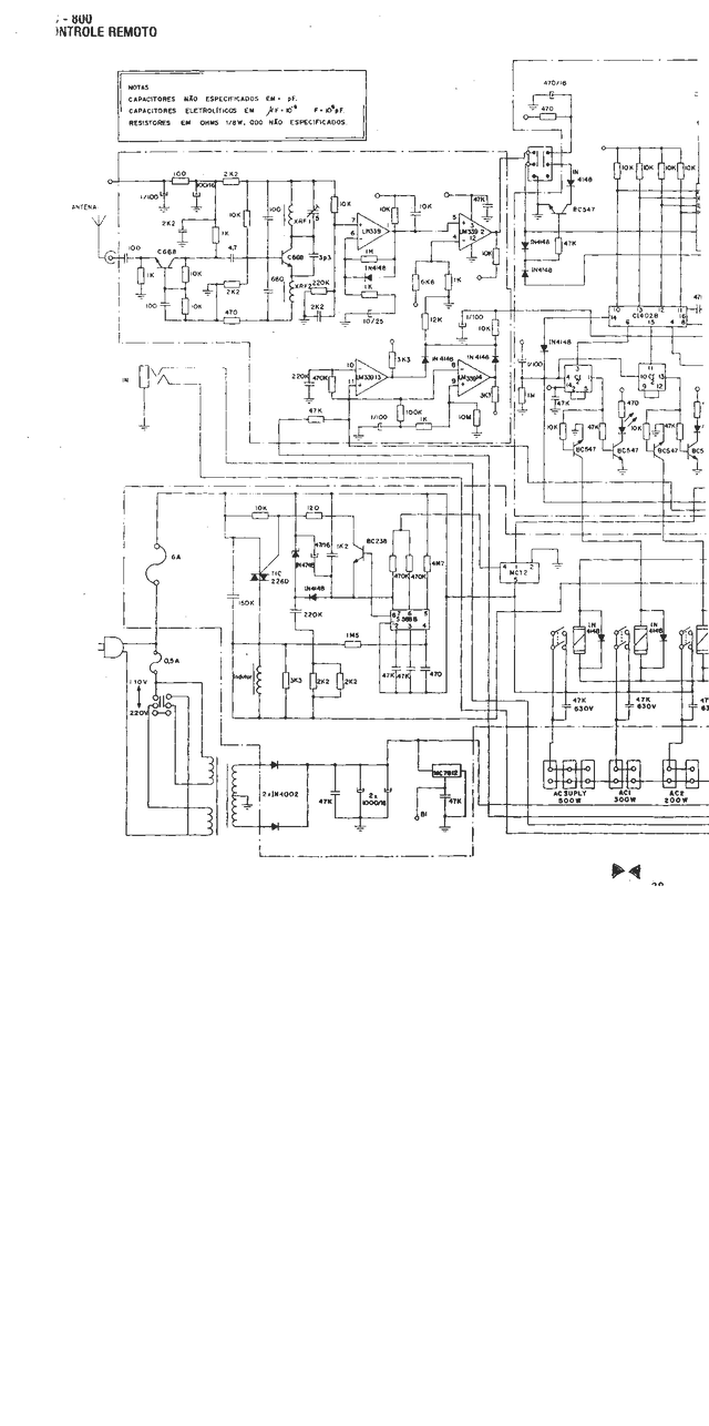 Cygnus Controle Remoto   Rc800