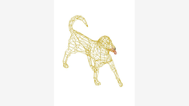 Modelo 3D DWG: Perro - bloco CAD detalhado