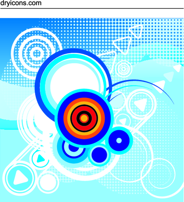 Retro Blue Background